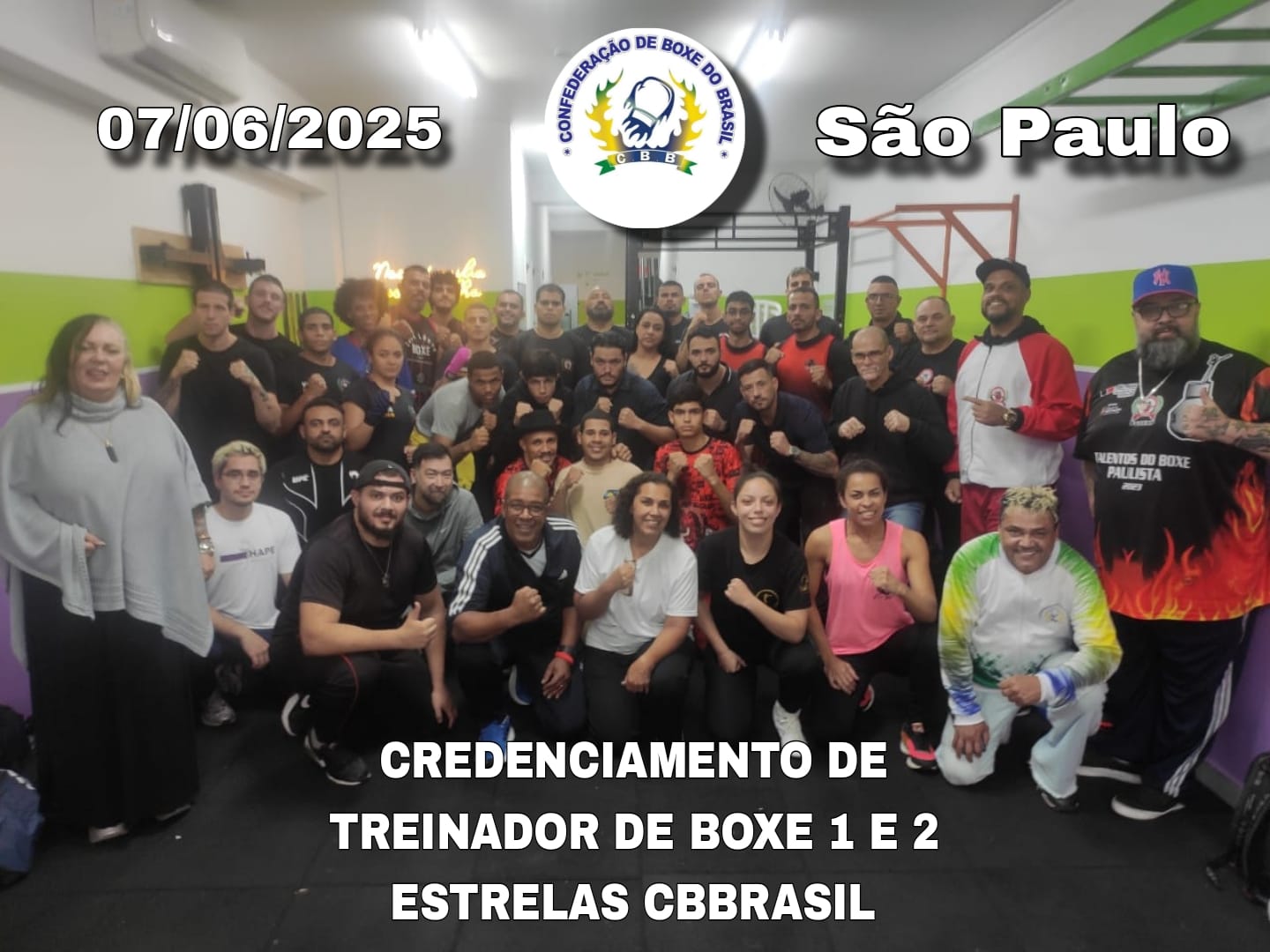 CREDENCIAMENTO DE TREINADOR DE BOXE 1 E 2 ESTRELAS CBBRASIL